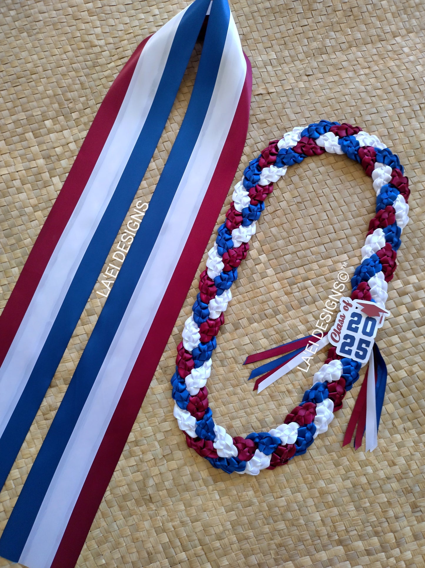 Basic Braided Lei & Sash Set