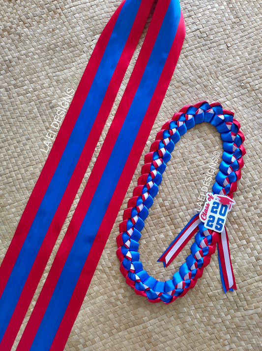 Basic Single Braid Lei & Sash Set