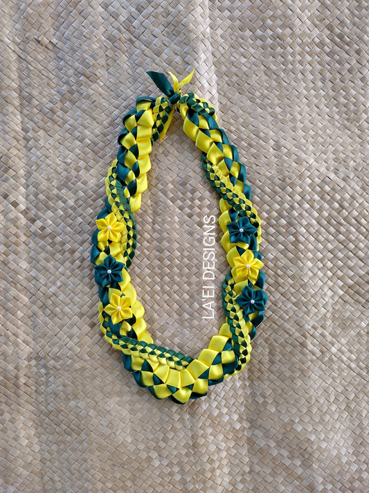 Decorated Twisted Braid Lei