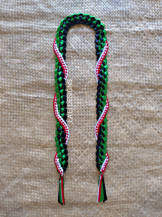 Basic Twisted Open Braid Lei