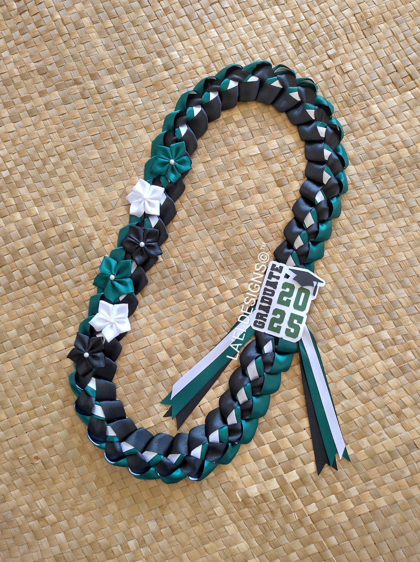 Decorated Single Braid W/ Graduate Badge