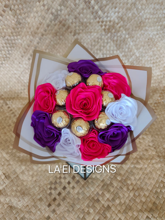 Ribbon Bouquet with Chocolate