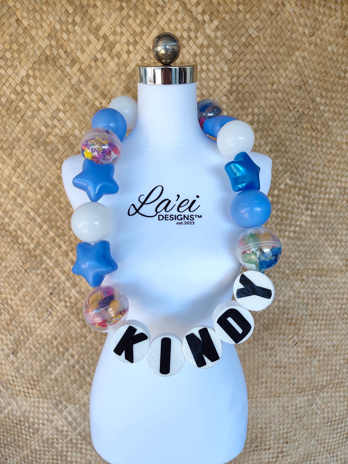 PRE-SALE: Jumbo Friendship Lolly Lei - BLUE