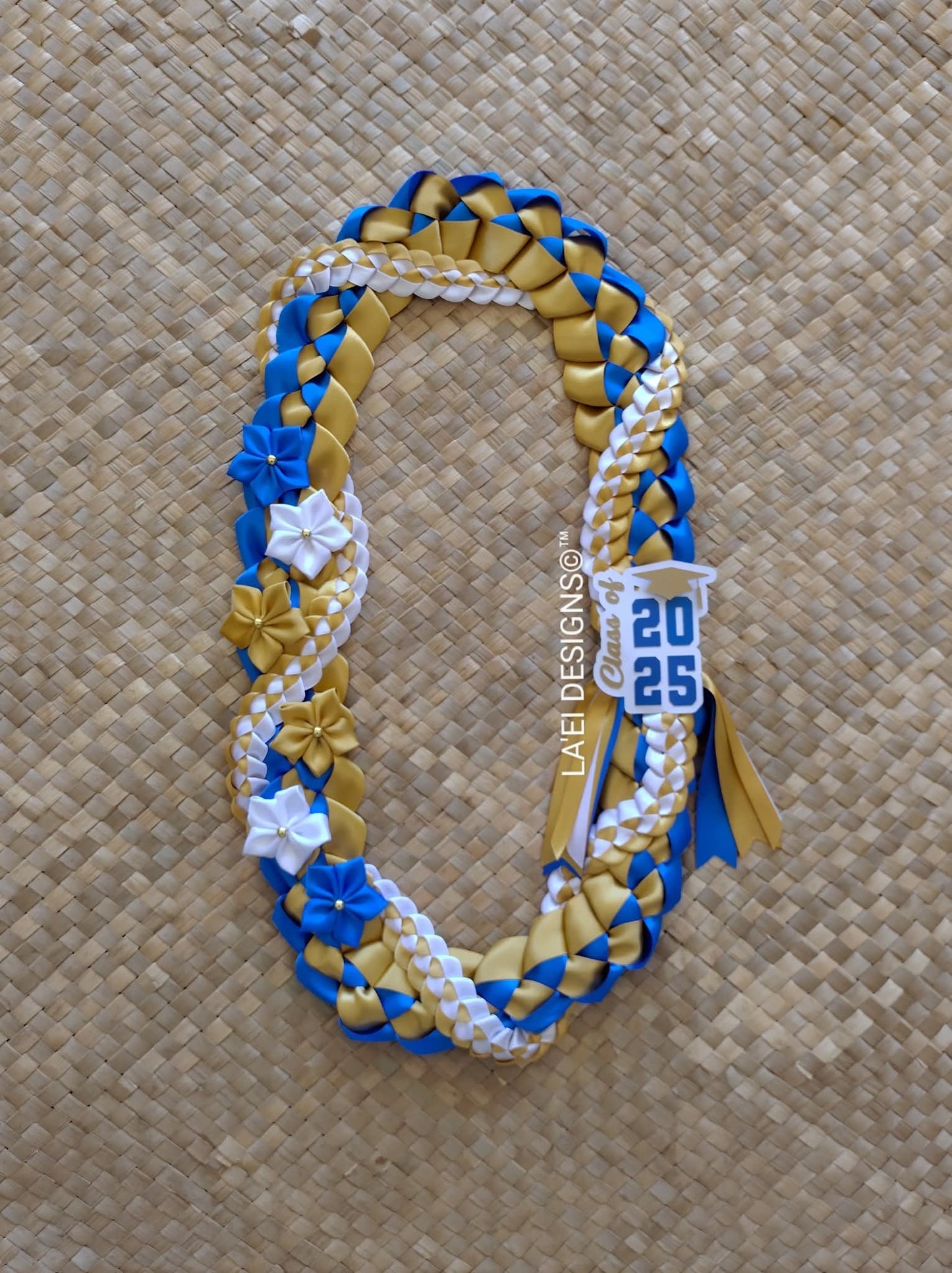 Decorated Twisted Braid Lei