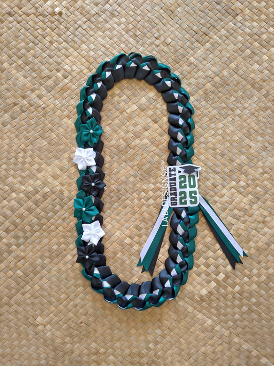 Decorated Single Braid W/ Graduate Badge
