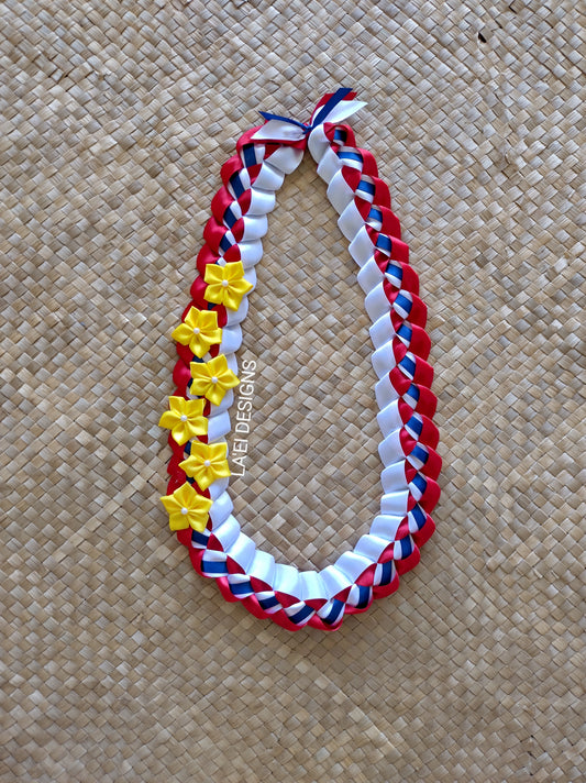 Decorated Single Braid Lei