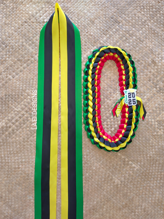 Basic Double Braid Lei & Sash Set