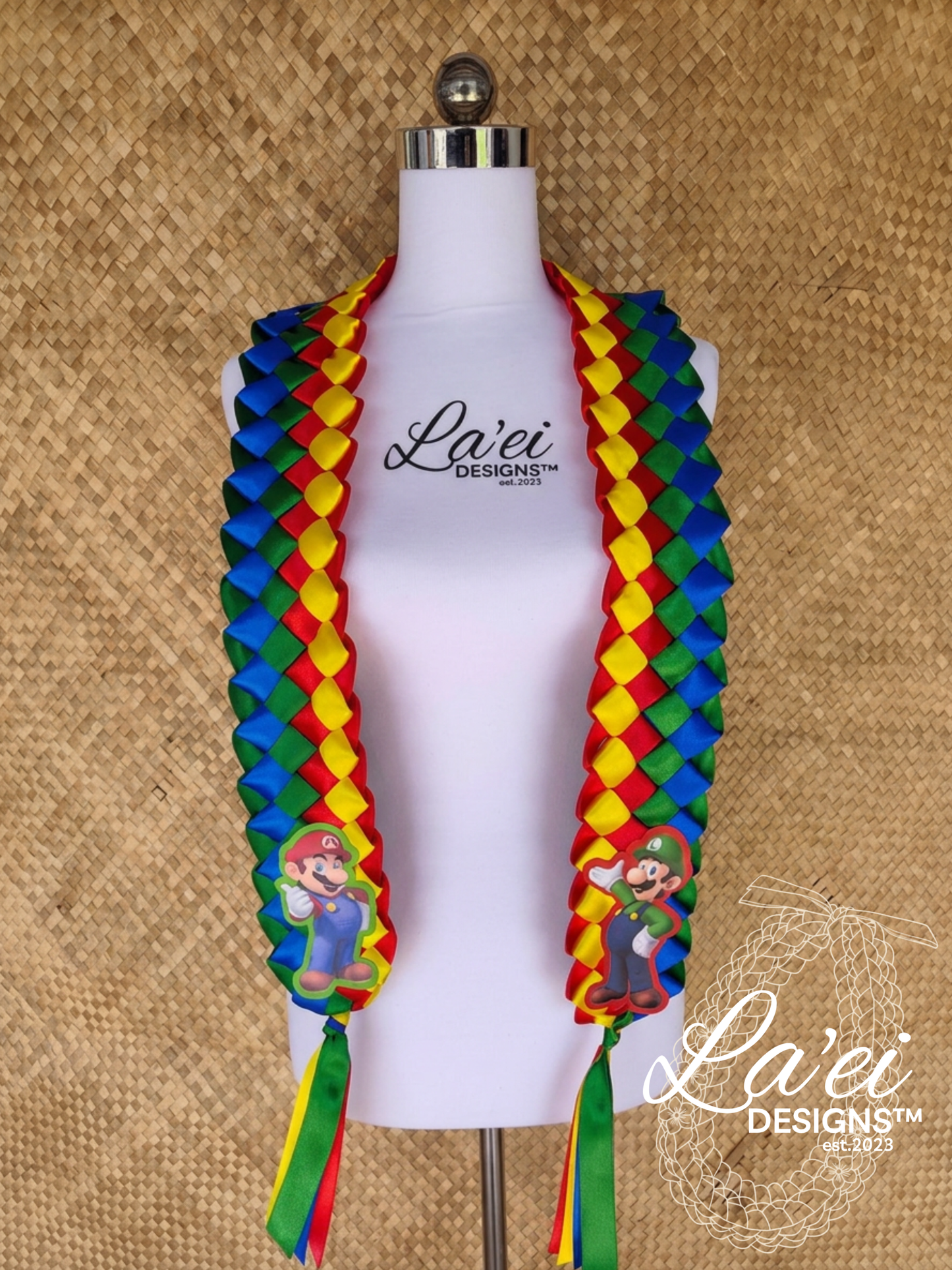Open double lei - Super Mario inspired