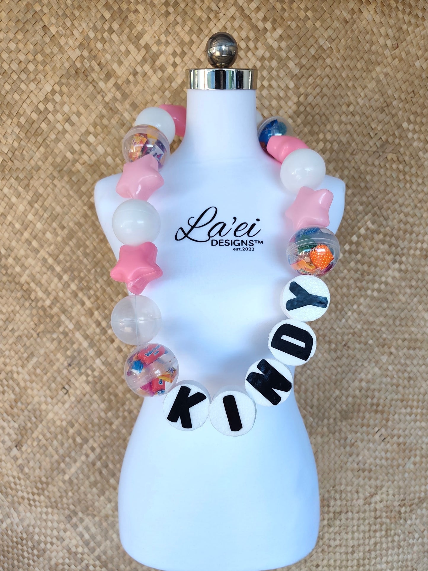PRE-SALE: Jumbo Friendship Lolly Lei - PINK