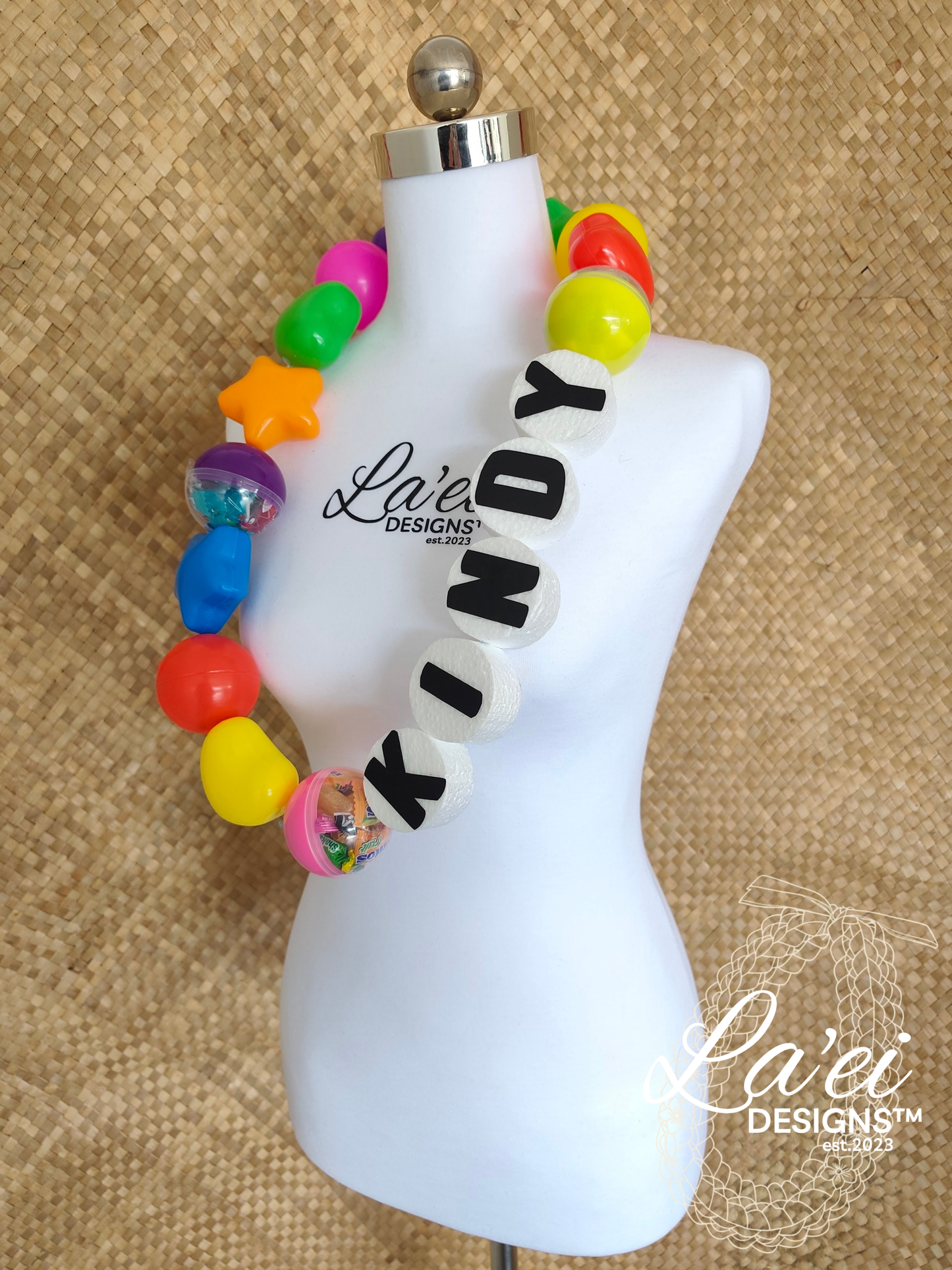 PRE-SALE: Jumbo Friendship Lolly Lei - RAINBOW